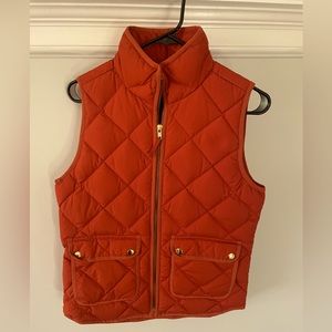 J Crew Vest Size XS/Orange